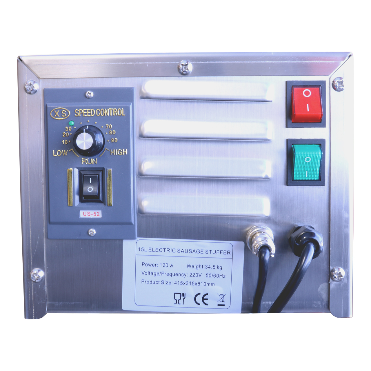 Korvstoppare 15 liter elektrisk stående - Bild 2