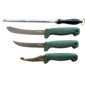 Tendy Slaktset, styckknivar